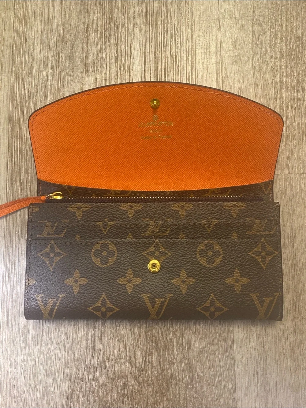 Louis Vuitton Monogram Portefeuille Emilie Long Wallet
